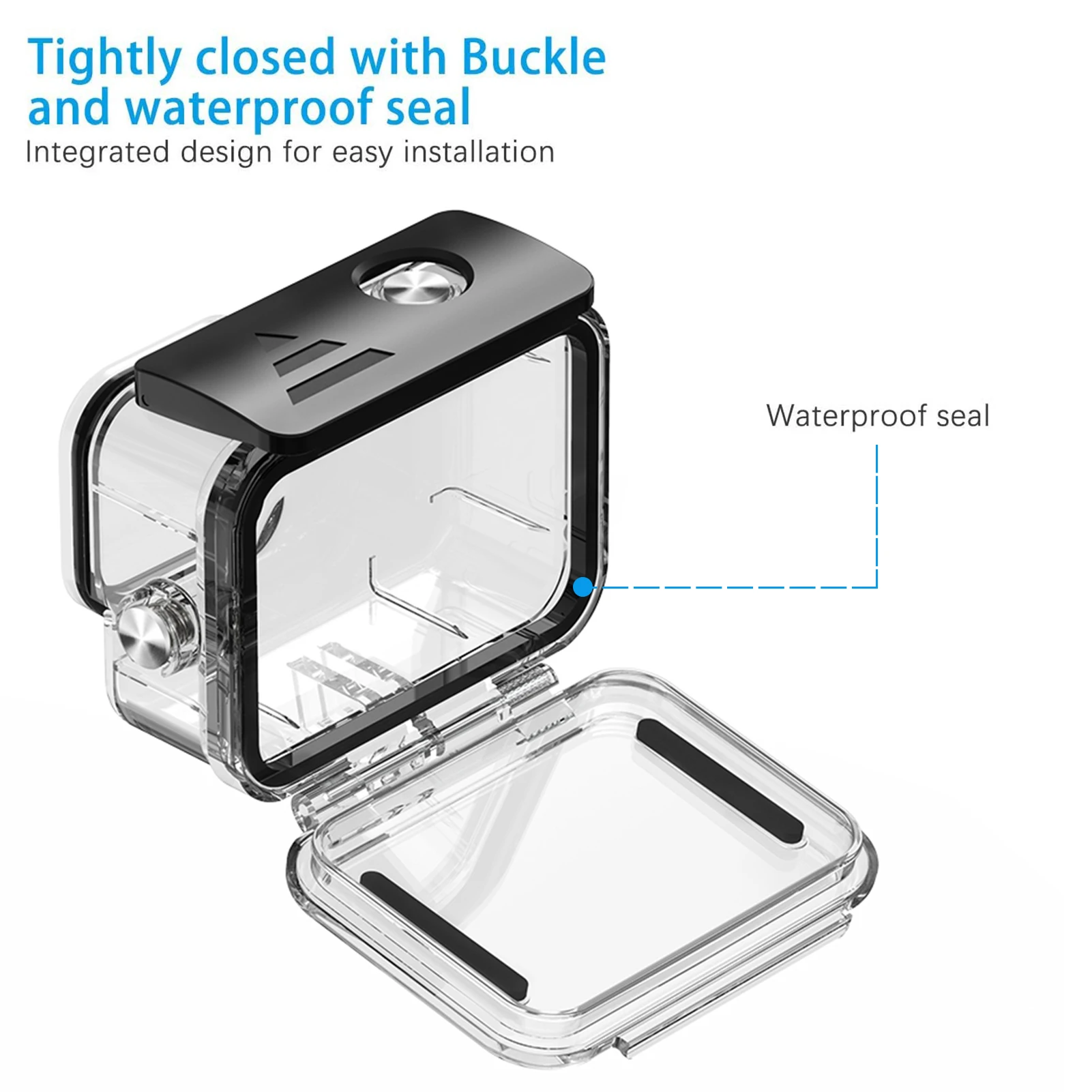 

Camera Protective Case Waterproof Diving shooting protective Shell for GoPro Hero 9 Protective Cover Action Camera Accessories
