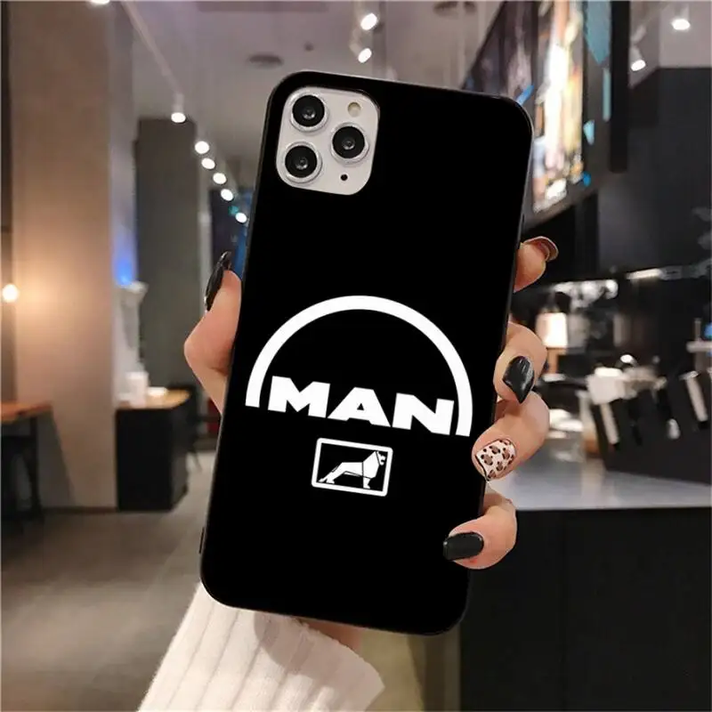 Чехол для телефона с логотипом Man Trucks iphone 13 12 11 Pro Mini XS Max 8 7 Plus X SE 2020 XR | Мобильные