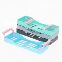 dental storage box for dental resin trimmercomposite filling spatula resin filler 5 holes sterilized cassette dental lab