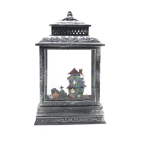 musical snow globe lantern with timer lighted usbbattery operated swirling singing water glittering lantern snow globes lantern