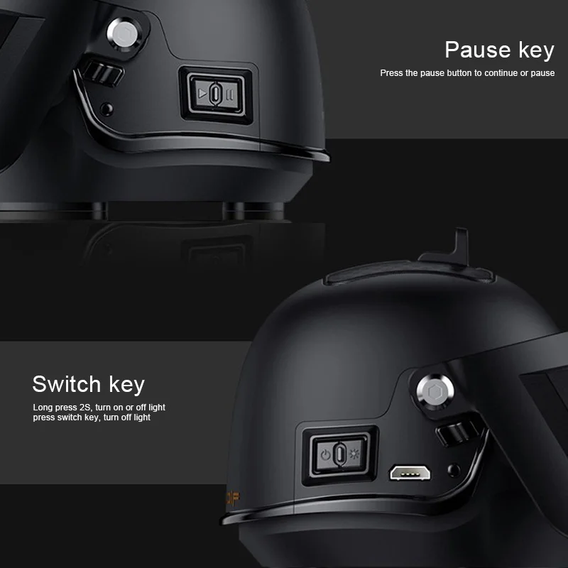 Трехуровневый беспроводной динамик для шлема 3D объемный звук V4.2 сабвуфер GDeals |