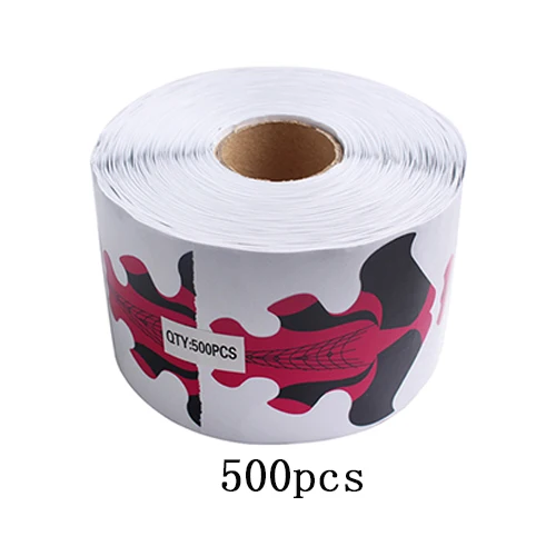 Finger Angel 50/100/500 шт. формы ногтей советы нейл-арта набор инструментов для самостоятельного бабочка кривой Пластик Гель-лак для ногтей УФ-удлинитель для французского маникюра формы - Цвет: 500pcs