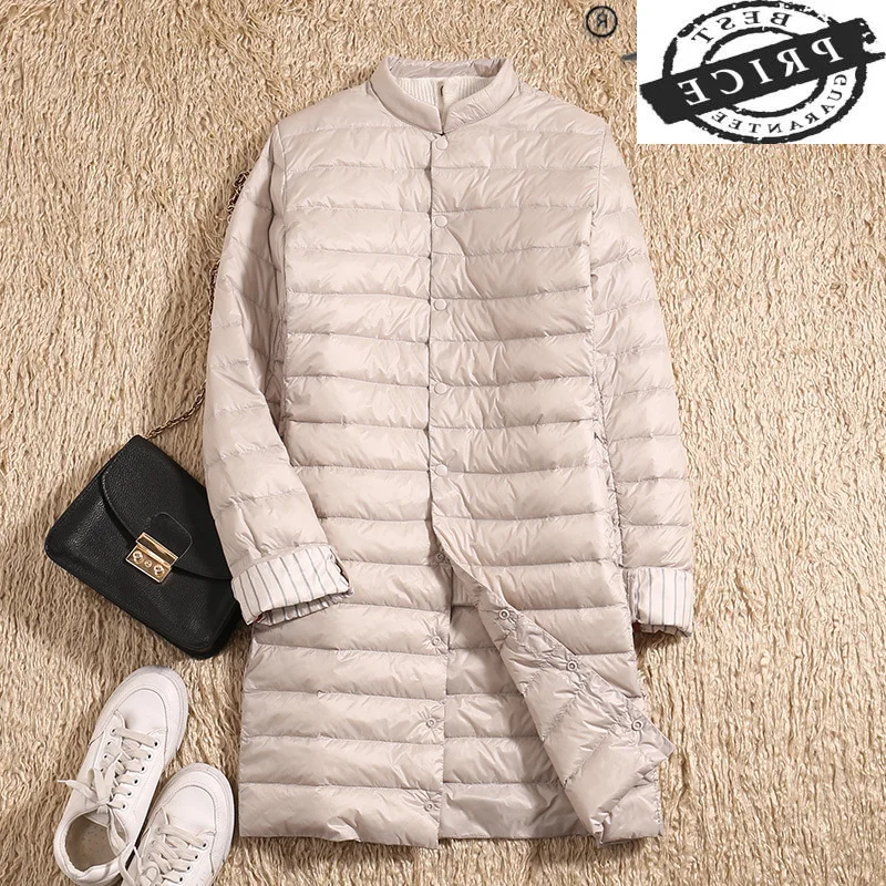 

Women's Down Jacket Long Coat Female Ultra Light Down Jacket Women Autumn Winter Clothes Casaco Feminino Inverno YDa0301a Ppha2a