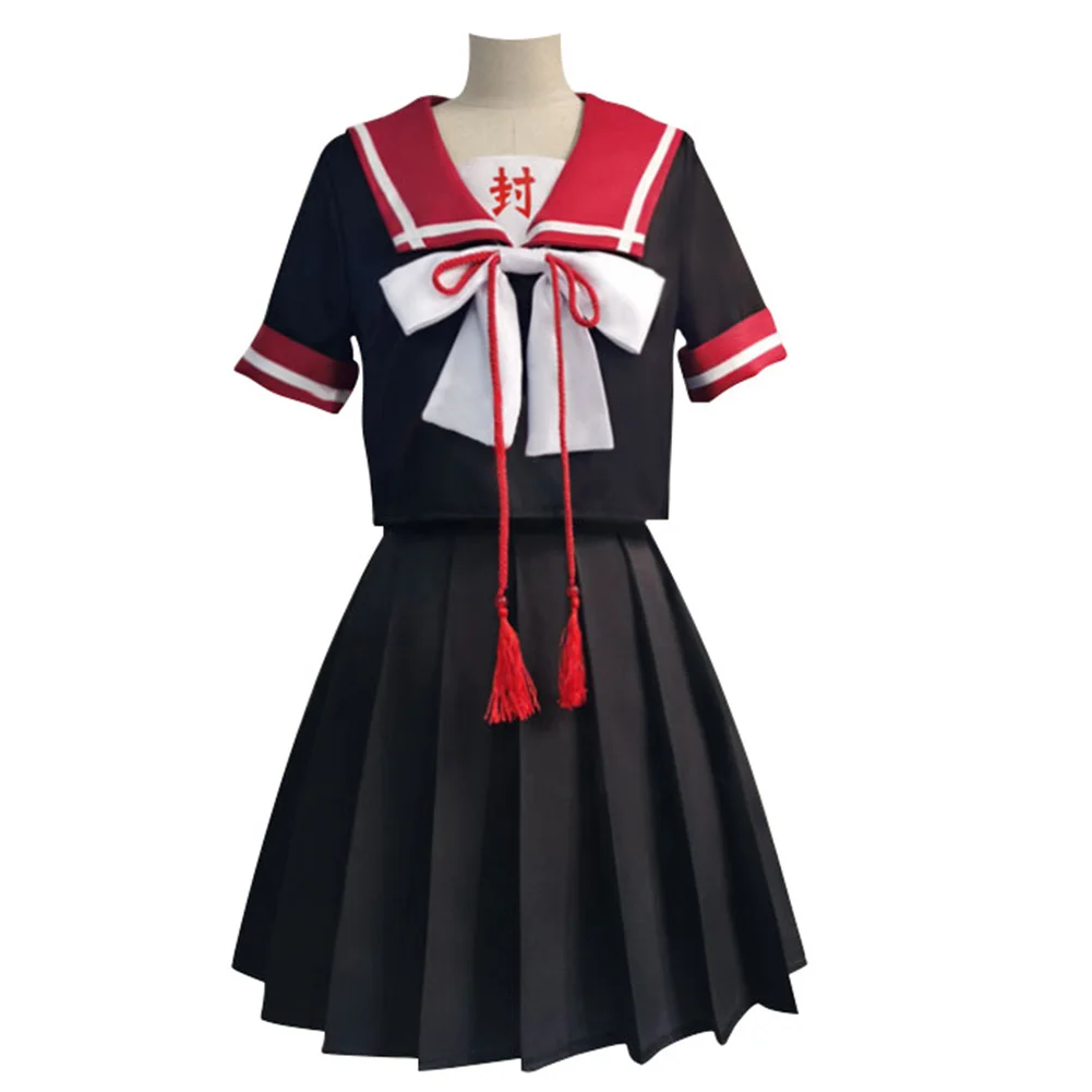 

Jibaku Shounen Hanako Kun Yugi Tsukasa Cosplay Costume JK Uniform Skirt Outfits Halloween Carnival Suit