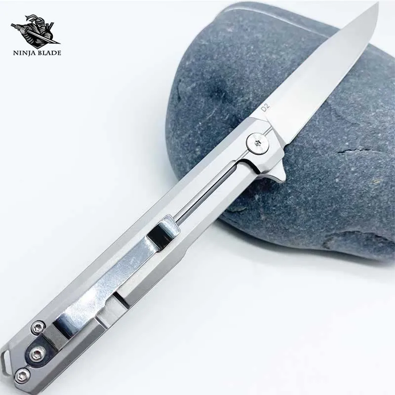 Походный нож Commander D2 лезвие с ЧПУ точная печать шарик процесс шлифовки красивый и