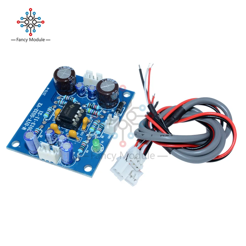 NE5532 OP-AMP стерео усилитель доска Аудио Hi-Fi модуль усилителя громкоговорителя