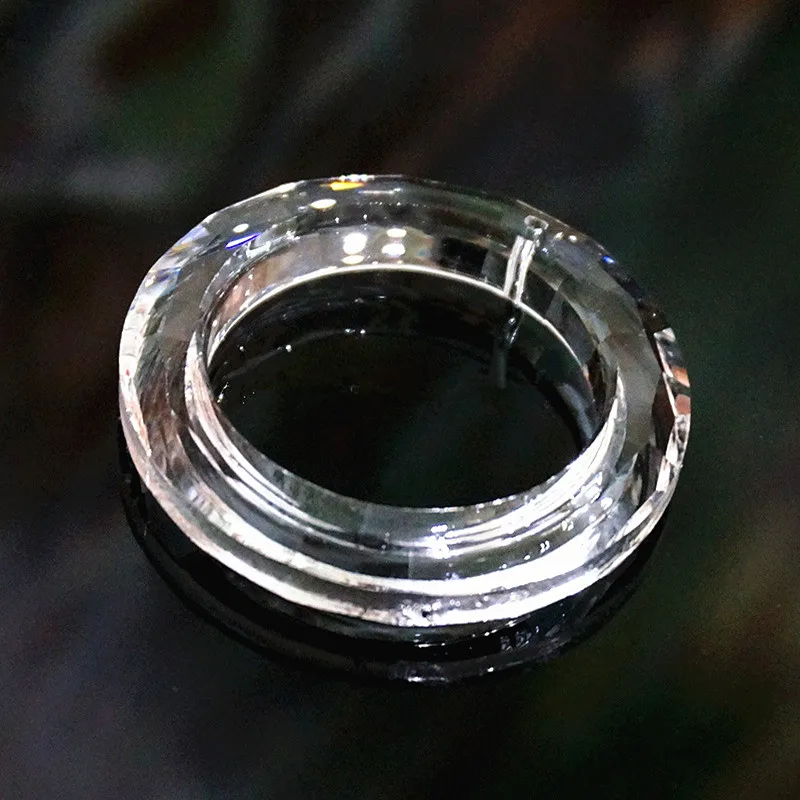 100 штук заводская цена 38 мм кристальный подвесной шторный элемент для стеклянной нити/декорирования свадебных гирлянд окон домашнего ремесла.