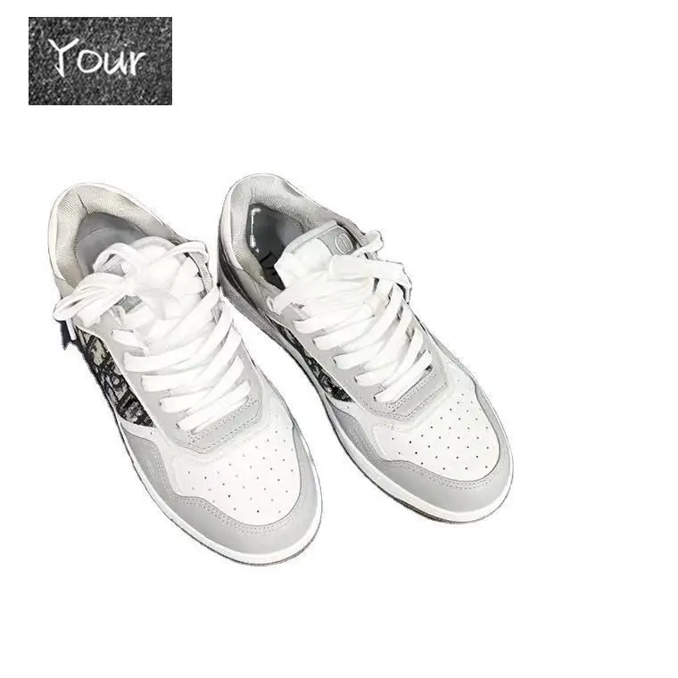 

2021 Spring And Autumn Sports Shoes Lace-Up Low-Top Casual Shoes Women's Shoes Flat Shoes Couple White Shoes Fashion Men's Shoes