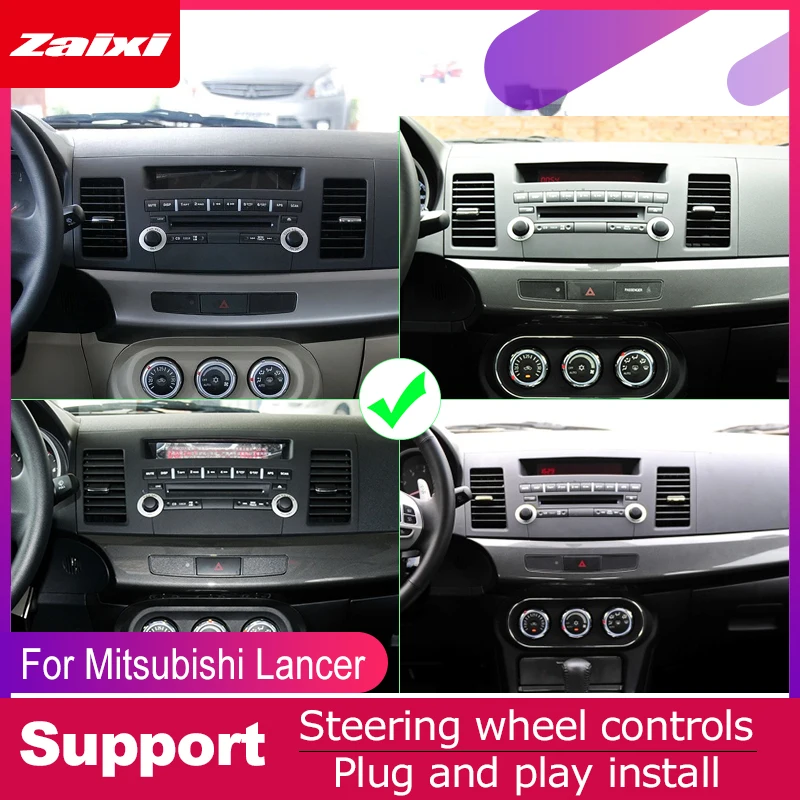 Для Mitsubishi Lancer 2007 ~ 2012 автомобильный Android мультимедийный DVD-плеер система