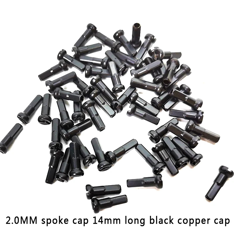 

Bicycle Spokes DT Swiss Champion 2.0 Round Spokes J-bend/straight Pull Head Bicycle Spokes Black Bicycle Spokes with Copper Cap