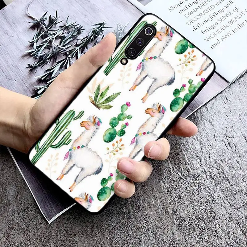 

Cute Llama Alpaca Phone Case Phone Case For Xiaomi mi9 mi8 F1 9SE 10lite note10lite Mi8lite Back Coque xiaomimi5x