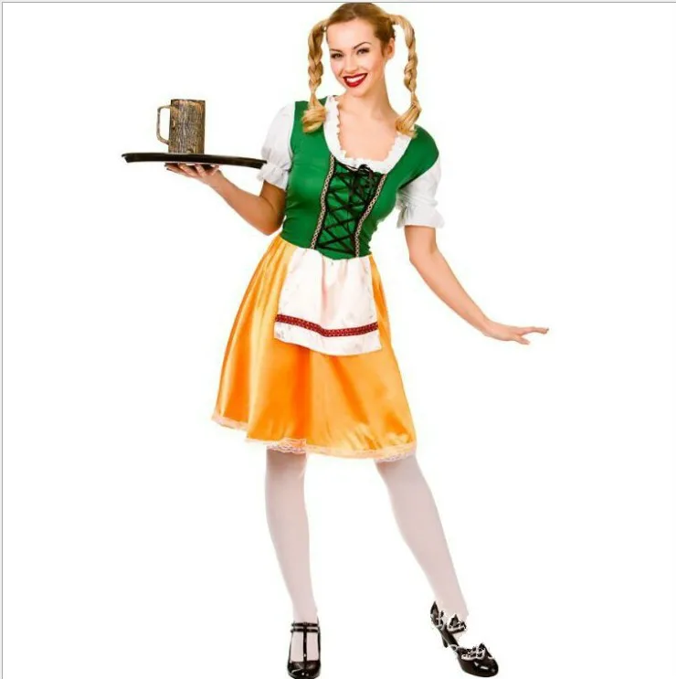Костюм для танцев на сцене немецкое платье официанта Октоберфест костюм