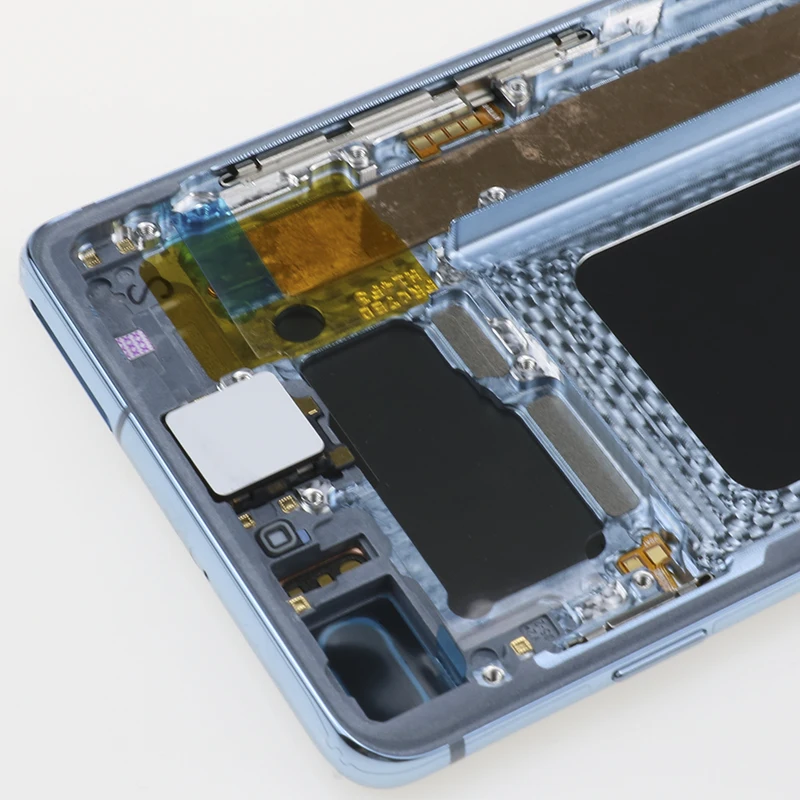 6,4 ''ЖК-дисплей для SAMSUNG Galaxy S10 PLUS SM-G9750 G975F дисплей сенсорный экран дигитайзер Замена с сервисным пакетом