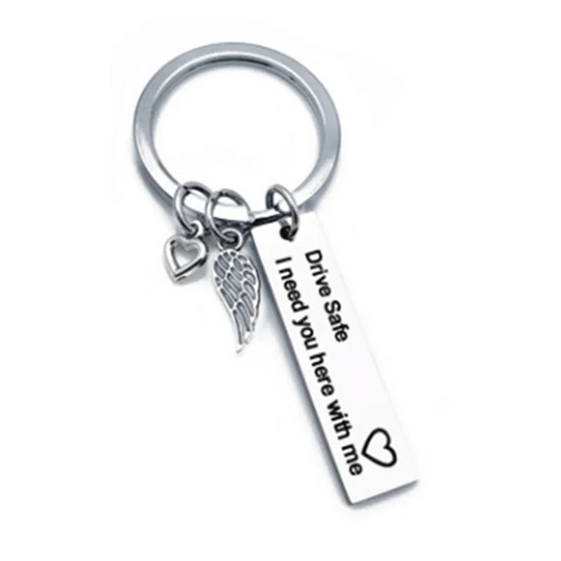Брелок для ключей THLIVEOU из нержавеющей стали 4 дизайна|Брелоки| |