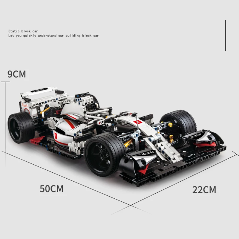 

1235PCS Speed Racing Car Building Blocks F1 Super Speed Vehicle Bricks Toys Birthday Gift For Boyfriend