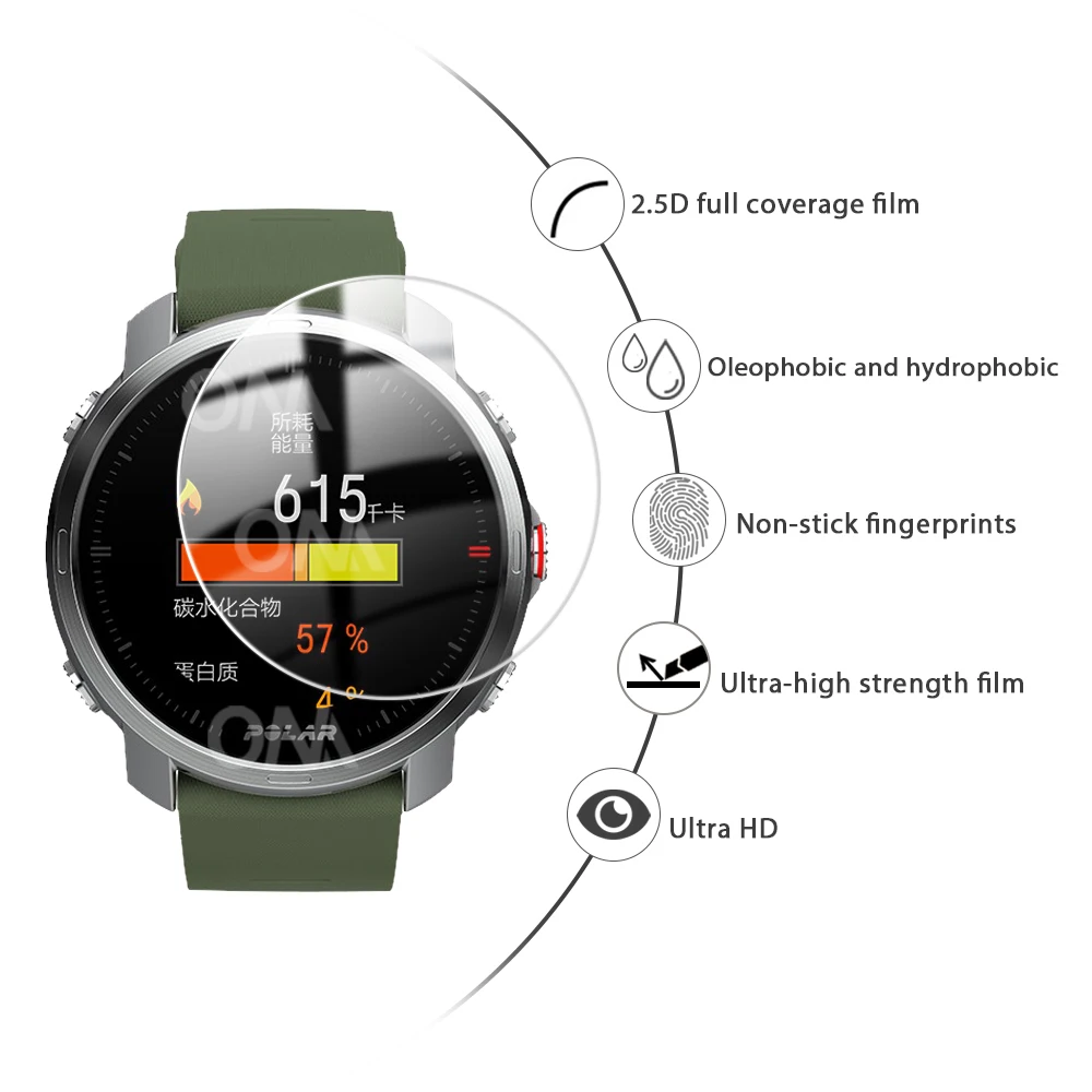 Для Polar Vantage M2 V2 V Ignite 2 Grit X Pro Smart Watch пленка из закаленного стекла Защитная для
