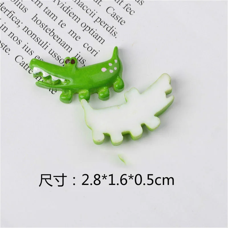 10Pcs Resin Flatback Cute Snails Crocodile Flamingo Cabochons Flat back for Hair Bow Center Scrapbooking DIY Embellishment Craft | Дом и сад