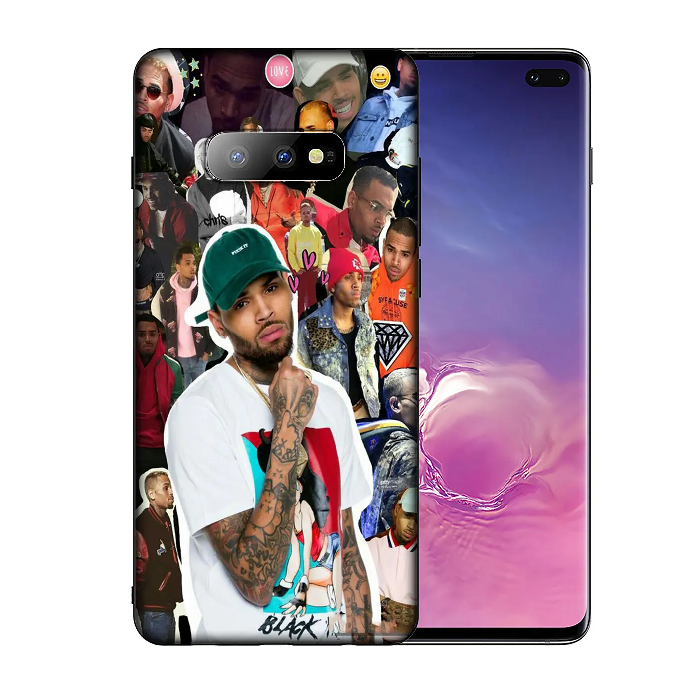 IYICAO pop Chris Brown Soft Silicone Phone Case for Samsung Galaxy S20 Ultra S10 Lite S9 S8 Plus S6 S7 Edge S10e Cover |