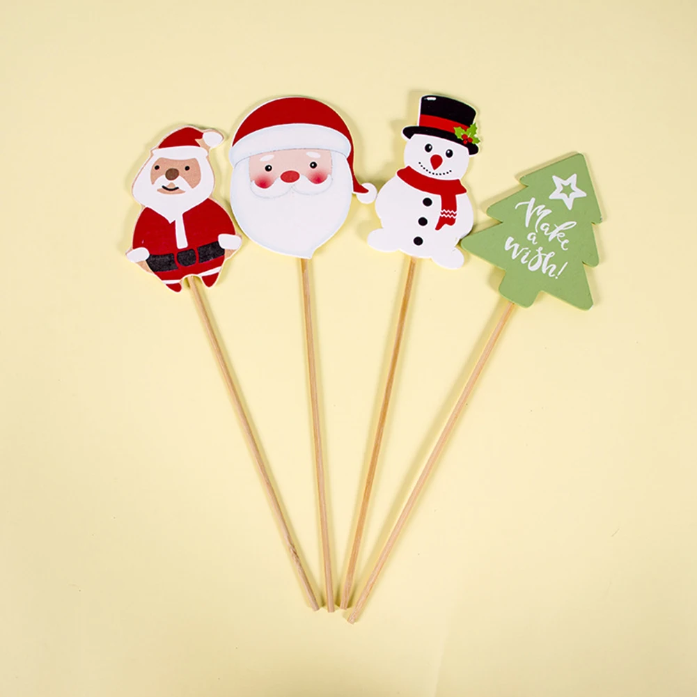 4 шт./компл. DIY обеденный стол ваза для цветов Многоразовые Рождественская елка