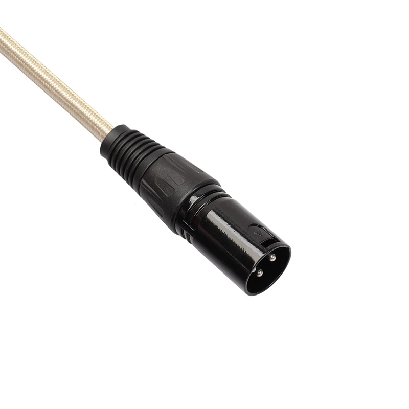Нейлоновый плетеный кабель XLR Штекерный к женскому M/F 3Pin Jack удлинитель для