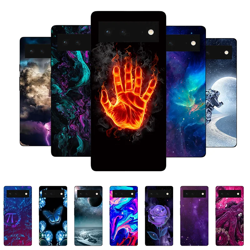 

Phone Case For Google Pixel 6 Pro Cover Soft TPU Silicone Fundas for Google Pixel 6 Case Pixel6 Fashion Bumper for Pixel 6Pro