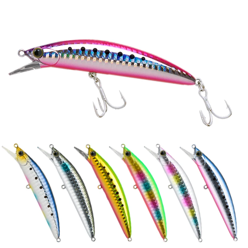 

NEW Minnow 90mm 28g fishing lures swimbait ice fish crankbait whopper plopper Sink bass deep diving lure bait japan tackle pesca