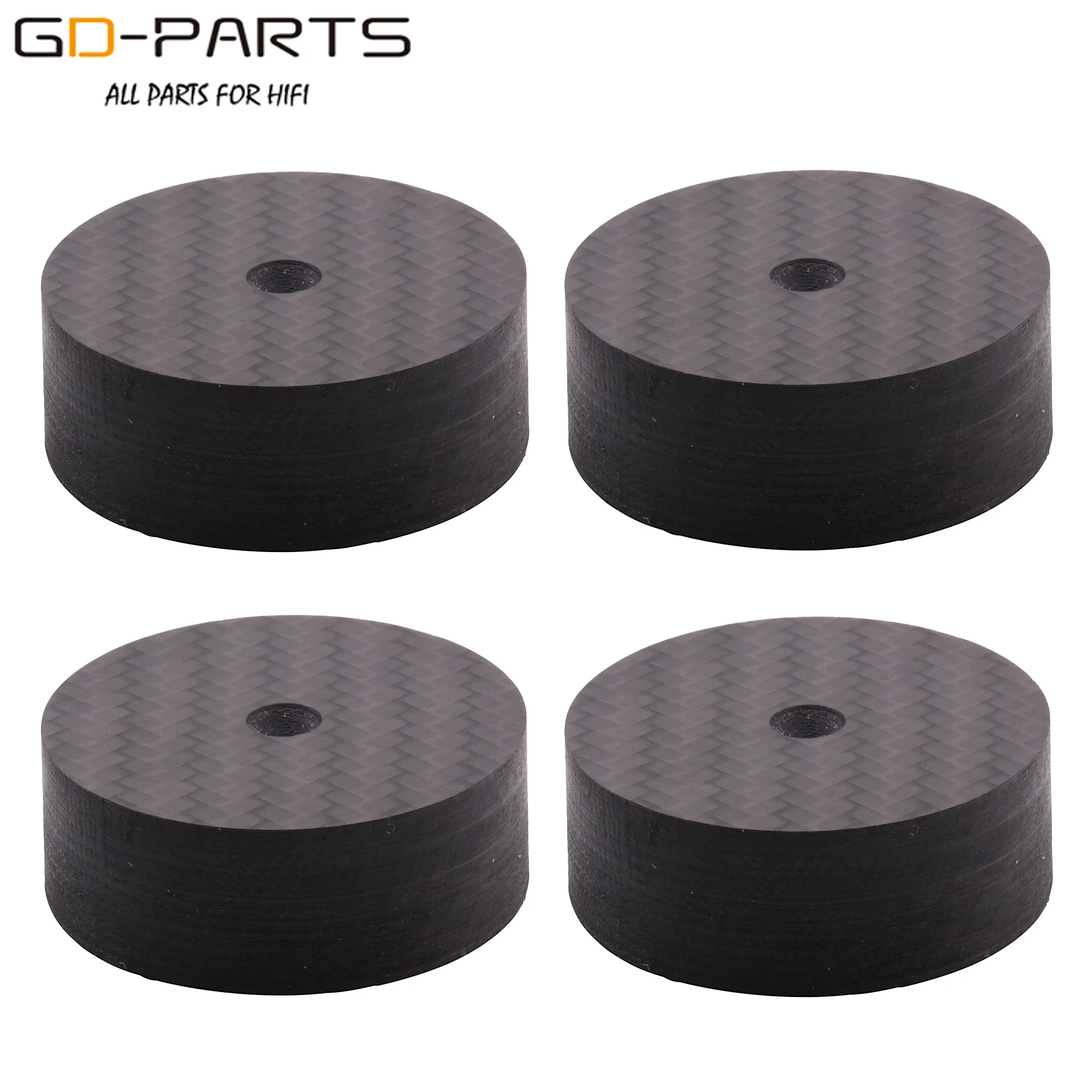 GD PARTS 4 шт. 30*10 мм черный динамик из углеродного волокна CD проигрыватель