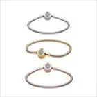 Цепочка-змейка из серебра 925 пробы, со сверкающей короной