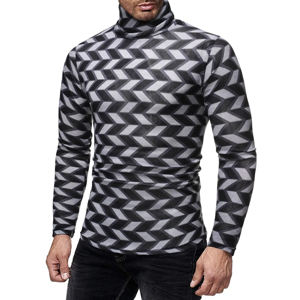 Мужские Новые осенне зимние повседневные вязаные свитера с длинными рукавами