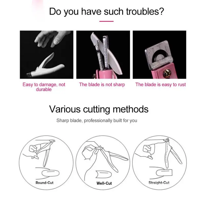 Пластиковые u образные ножницы для французского маникюра ногтей УФ ложный