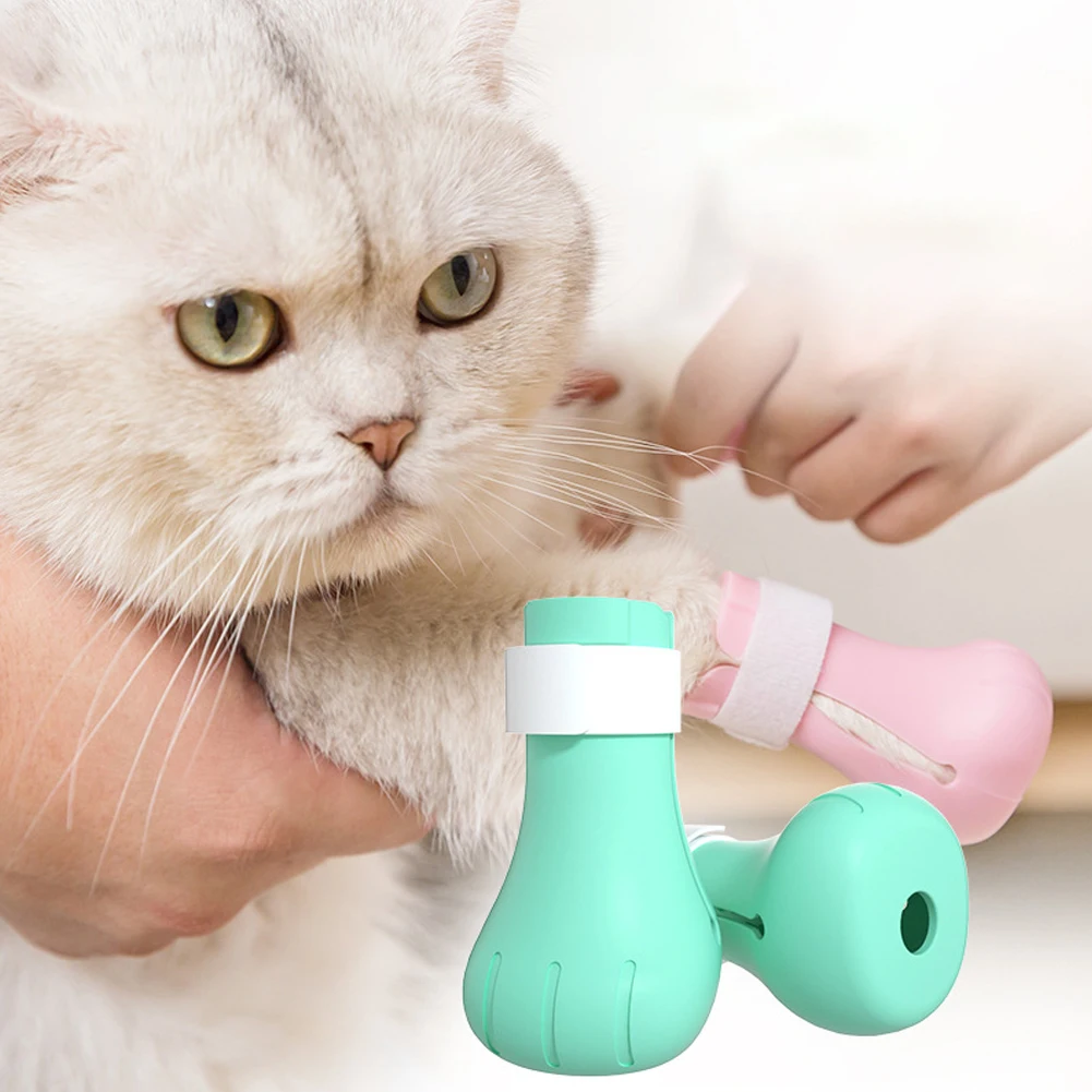 

Cat Shoes Anti-Scratch Silicone Shoes Adjustable Pet Cat Paw Protector Boots Grooming Supplies Bath Washing Cat Pet Supply