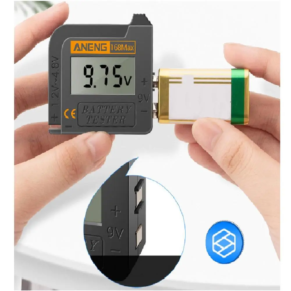 Портативный тестер батарей Высокая точность цифровой Дисплей индикатором