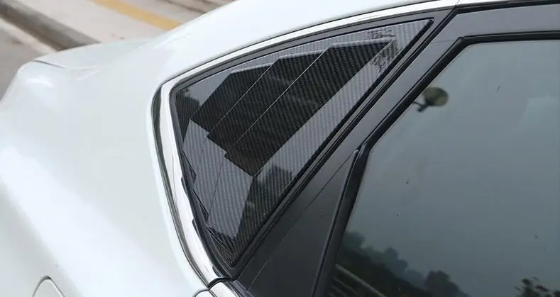 Для Nissan Sylphy Sentra 2012-2018 Седан ABS задняя дверь оконные оттенки жалюзи Рамка