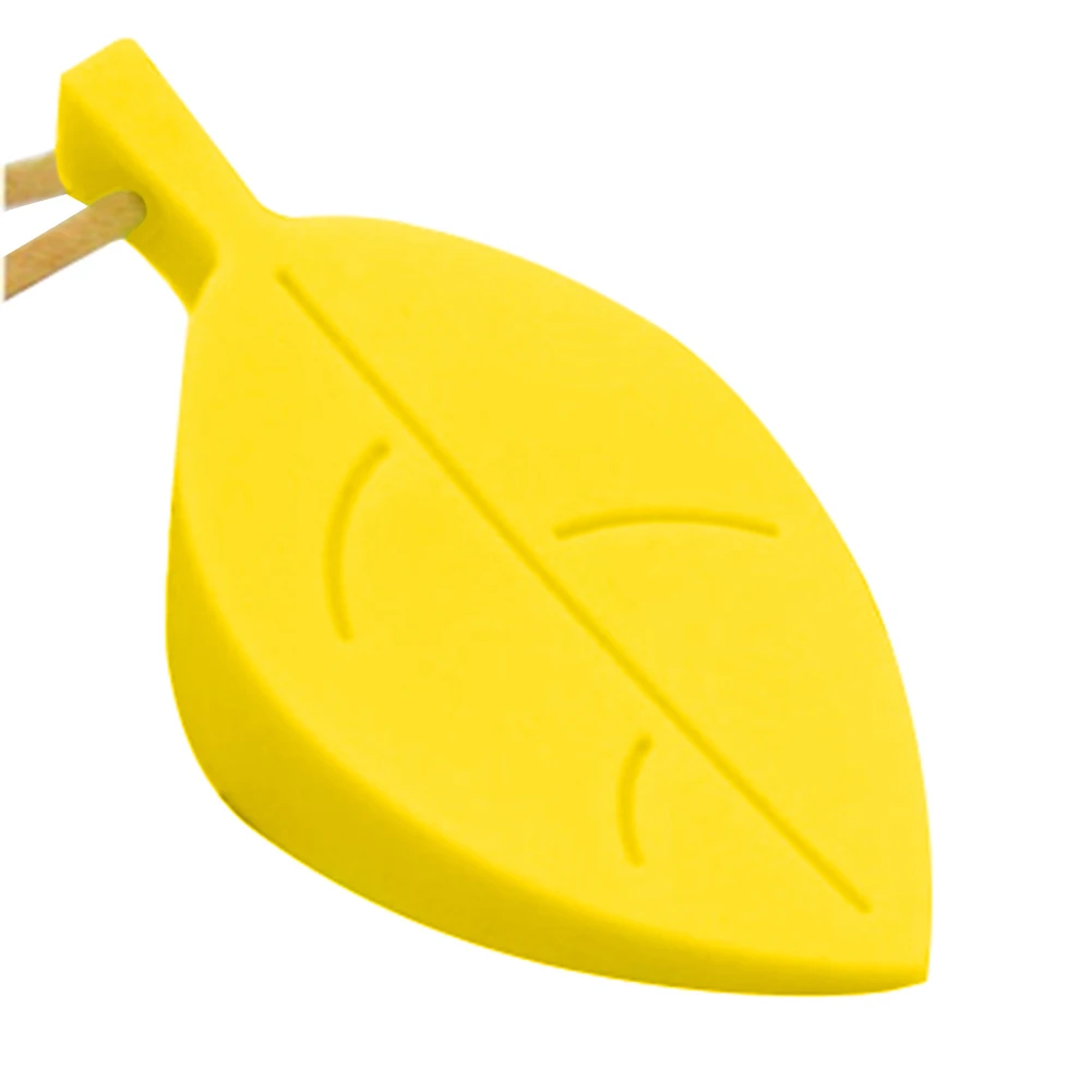 Leaves-Tope de puerta de goma de silicona para ni&ntilde;os, bloques de puerta anticarpeta, tarjeta de seguridad de mano, colgante-3