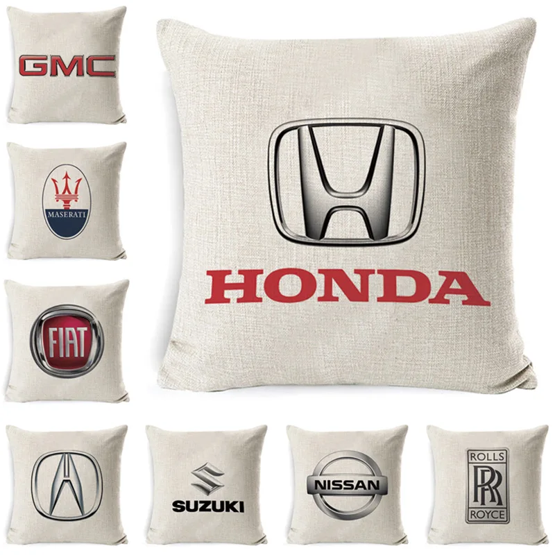 Различные Автомобильные брелки с логотипом наволочки для подушек европейские