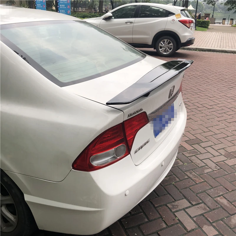 Для Honda civic спойлер спортивный ABS Материал заднее крыло автомобиля праймер цвет