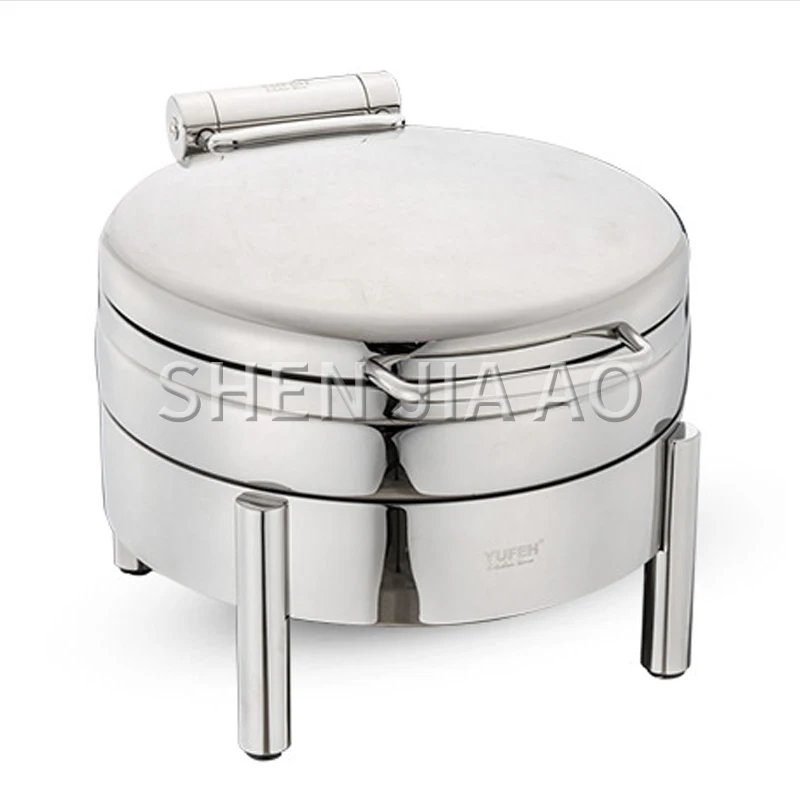 

4L stainless steel lid sauce stove Round soup stove Soup sauce sauce container Round glass cover (for induction cooker) 1PC