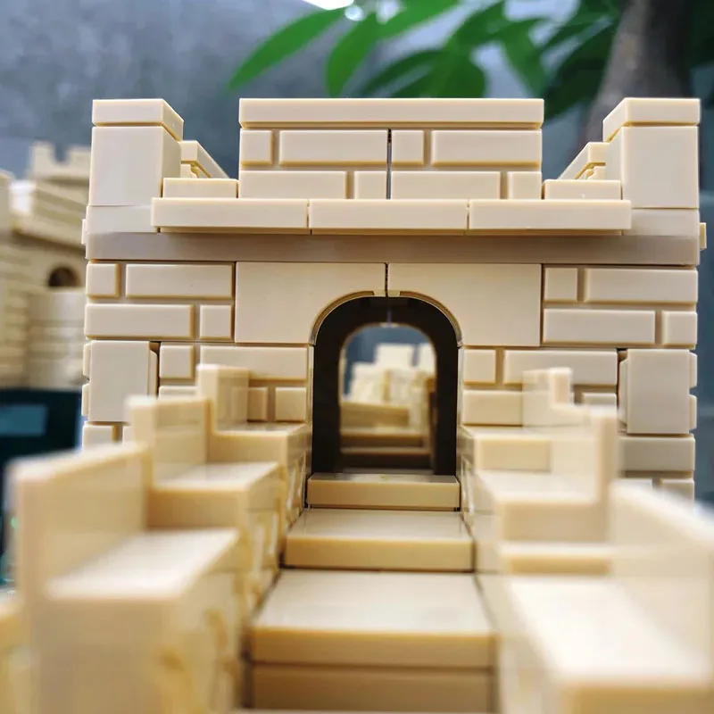 

WANGE1517Pcs Cinsese Landmark The Great Wall City Building Blocks World Famous Historical Architecture Large Model Toys Gifts