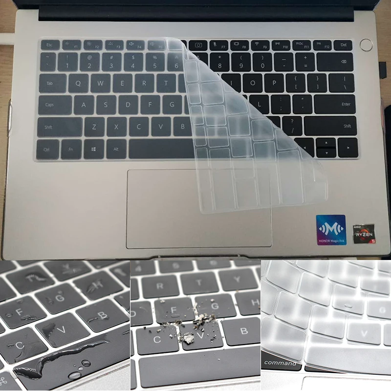 Защита клавиатуры для Huawei MateBook D 14 D14 D15 X Pro 13 9 Honor MagicBook 15 силиконовый чехол
