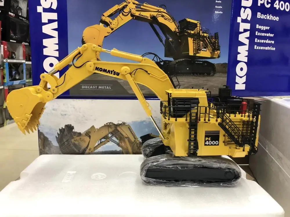 Горный экскаватор Komatsu PC4000 с экскаватором масштаба 1:50 металлическая модель от NZG|