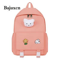stylish large capacity schoolbags female college backpack for teenages girls high school bookbags lady women travel backpacks