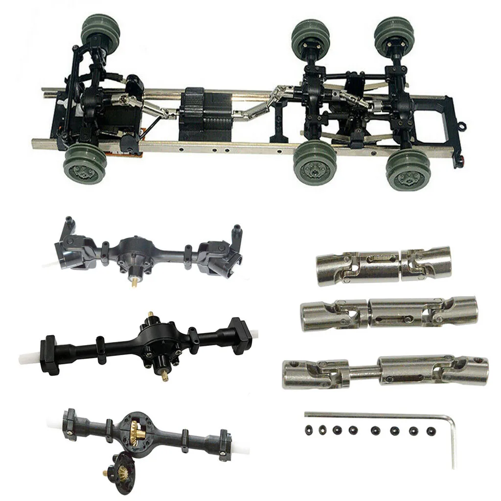 1 комплект валов для WPL Урал B16 детали модели RC металлические шестерни прочная