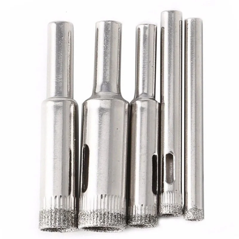 5 шт. Алмазное покрытие Отверстие пила Резак для мрамора сверла набор