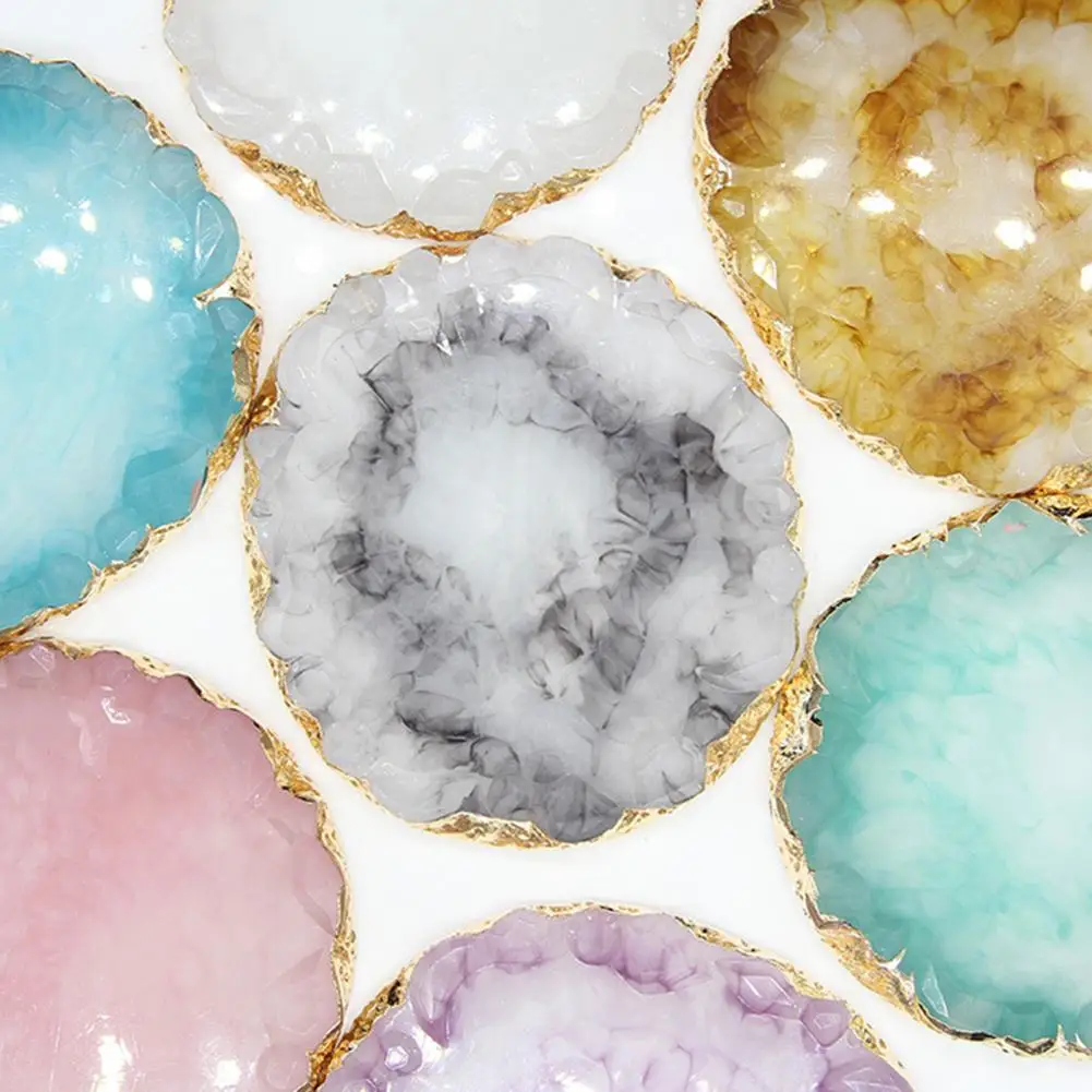 Палитра Цветов для маникюра гель рисования желтые края полимерная палитра