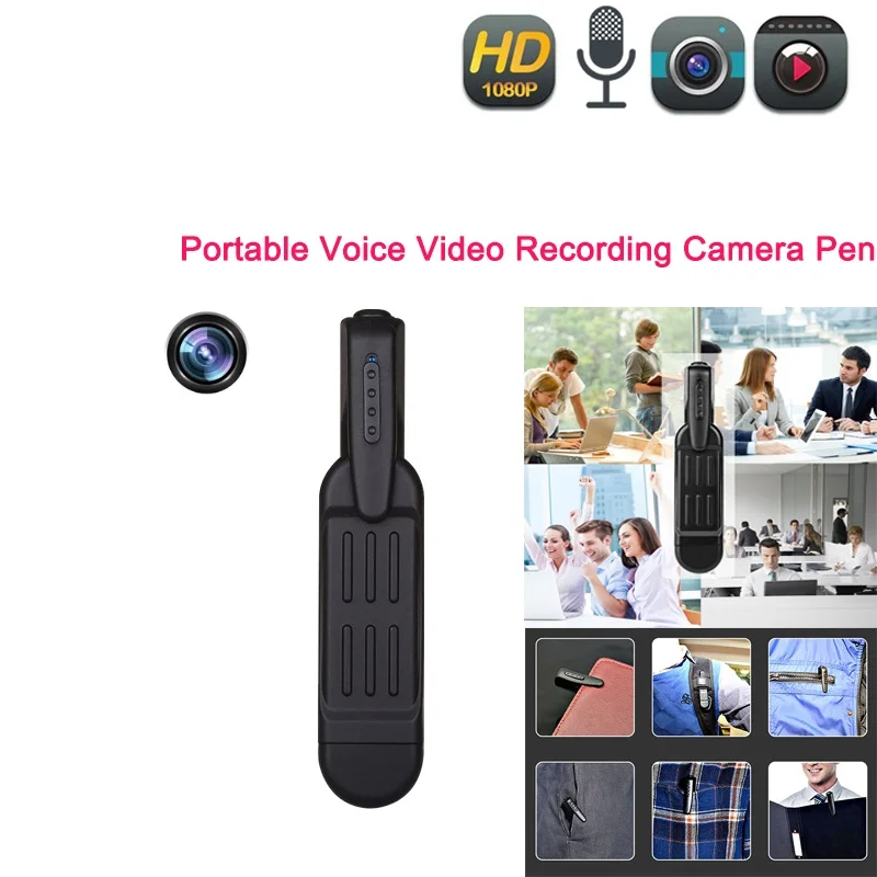 Мини камера T189 Full HD 1080P секретная маленькая портативная мини DVR цифровая DV Espia с