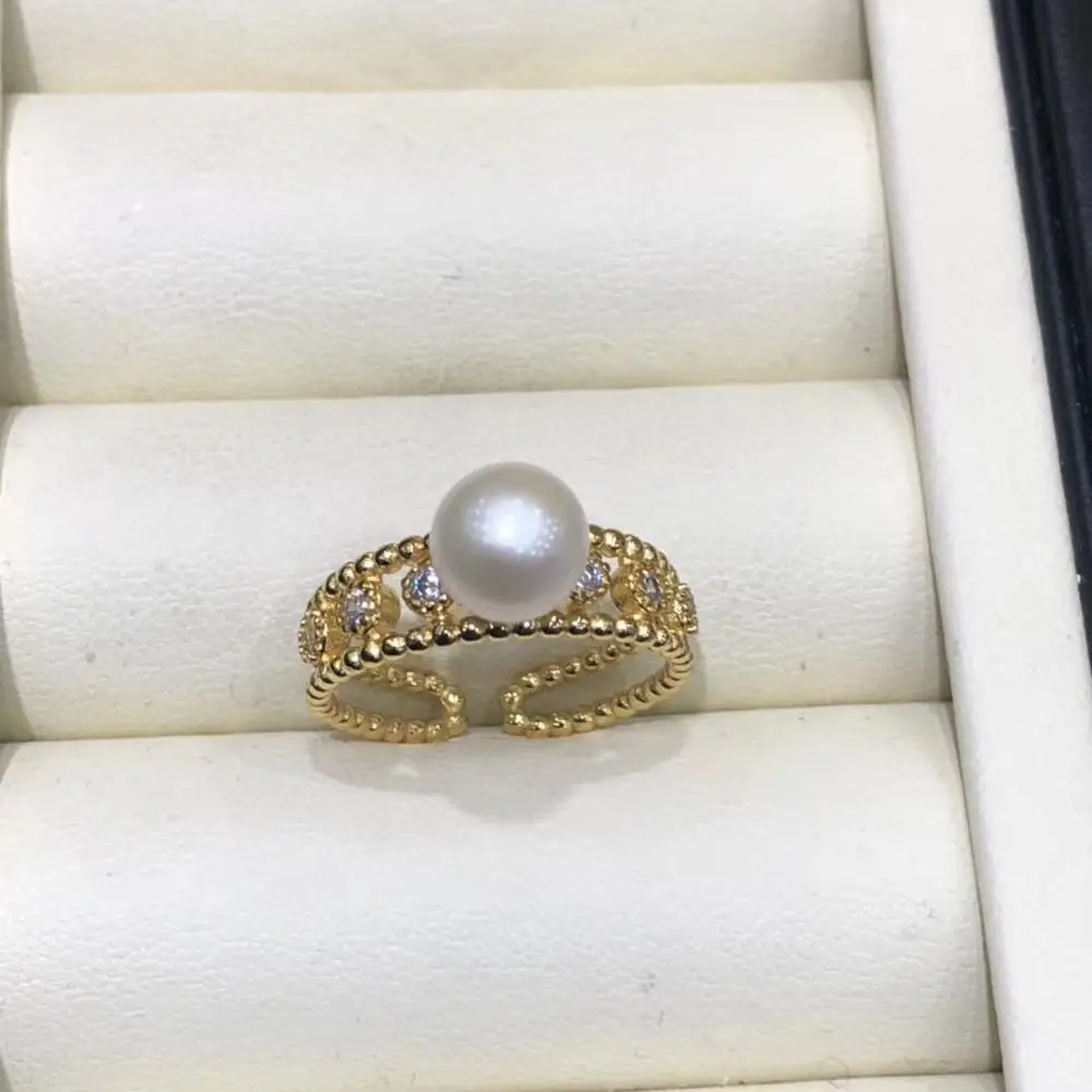 Высокое качество Шарм открытый Регулируемые Пустые Настройки кольца