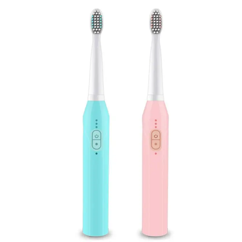 Ultrasonic Shock 3 Cleaning Modes Electric Toothbrush Teeth Cleaning USB Rechargeable Waterproof Electric Toothbrush