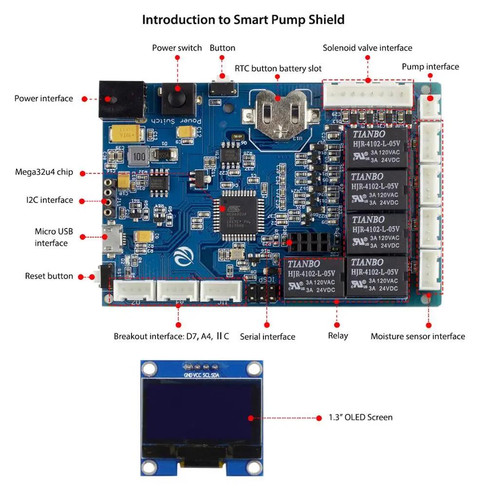 Elecrow автоматический полив растений комплект для Arduino с датчиком влажности почвы