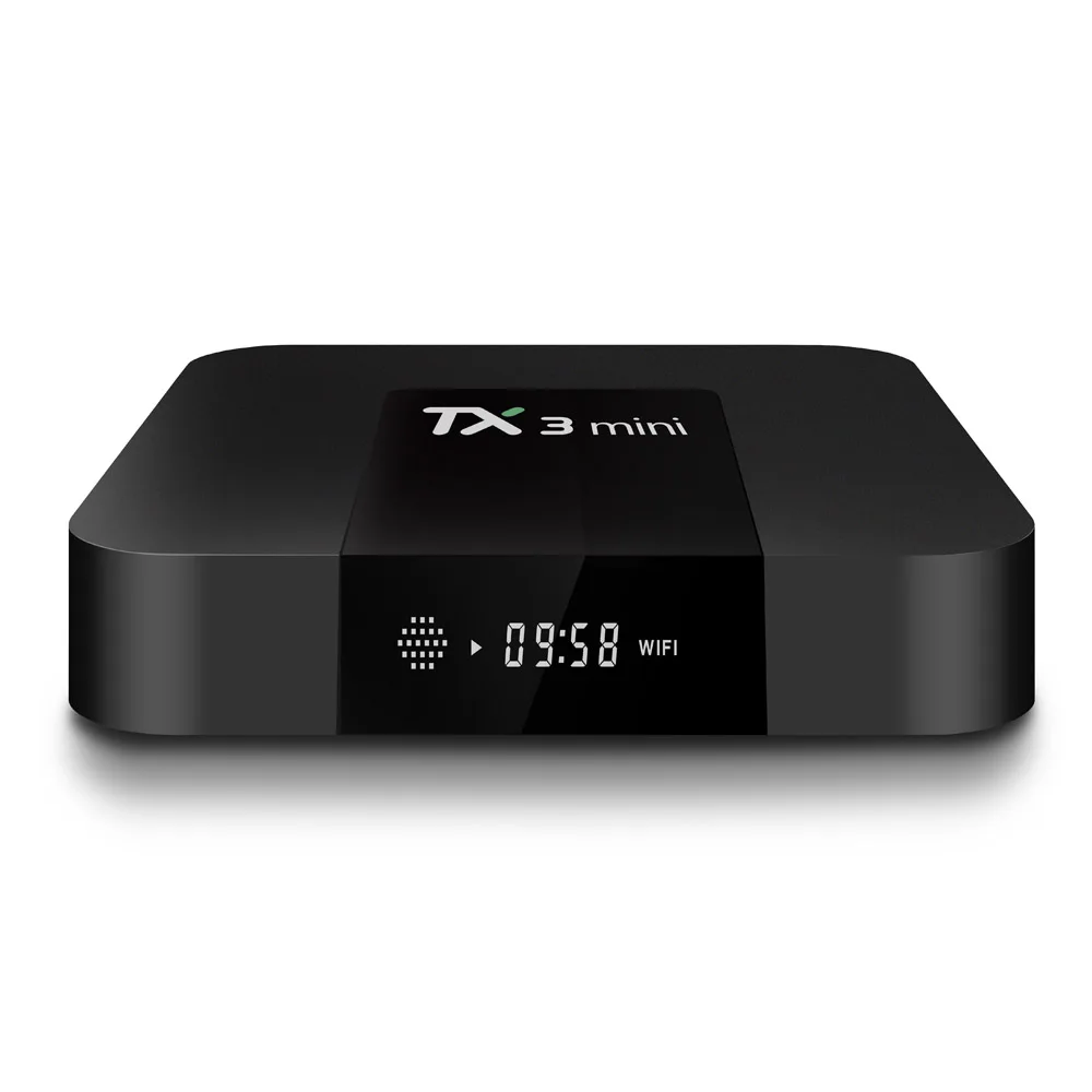 20 шт./лот TX3 Мини Смарт ТВ приставка Android 8 1 2 Гб 16 Amlogic S912 Восьмиядерный H.265 4K WiFi