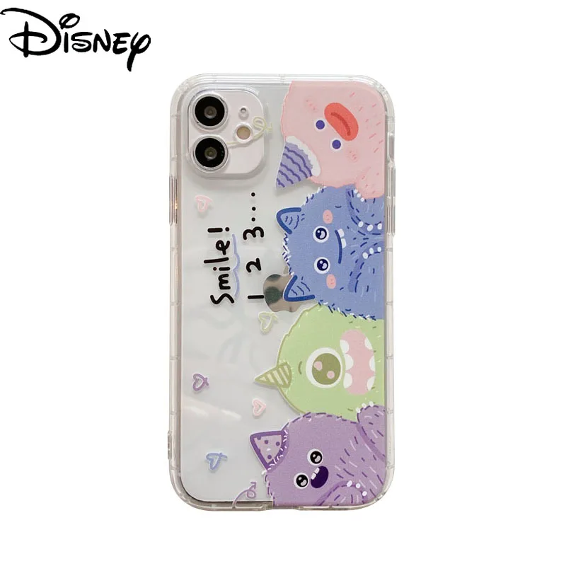 

Disney cute cartoon illustration little monster case for iPhone7/8P/X/XR/XS/XSMAX/11/12Pro/12mini/11promax/se couple phone cover